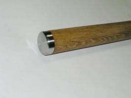 Koncovka záslepka madla plochá nerez pro dřevěná madla ø42mm