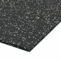 Černo-bílá podlahová guma (deska) FLOMA IceFlo SF1100 - délka 200 cm, šířka 100 cm, výška 1 cm