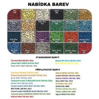 Černo-šedá gumová podlahová deska (puzzle - okraj) FLOMA IceFlo SF1100 - délka 100 cm, šířka 100 cm, výška 1,6 cm