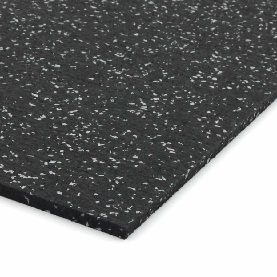 Černo-šedá podlahová guma (deska) FLOMA IceFlo SF1100 - délka 200 cm, šířka 100 cm, výška 1 cm