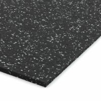 Černo-šedá podlahová guma (deska) FLOMA IceFlo SF1100 - délka 200 cm, šířka 100 cm, výška 1,6 cm