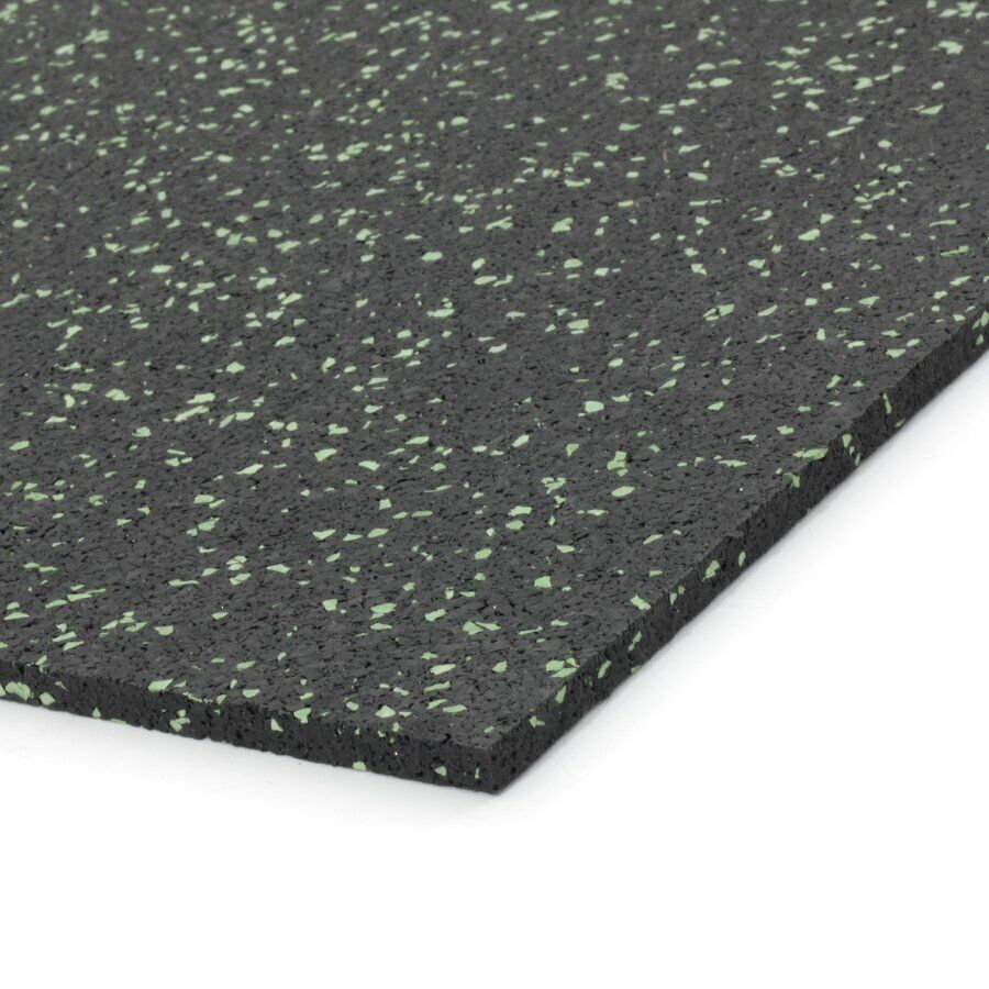 Černo-zelená podlahová guma (deska) FLOMA IceFlo SF1100 - délka 200 cm, šířka 100 cm, výška 0,8 cm
