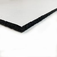 Antivibrační tlumící rohož s ALU folií (deska) na střechu s hydroizolací z PVC fólie FLOMA S730 ALU - délka 200 cm, šířka 100 cm a výška 1 cm