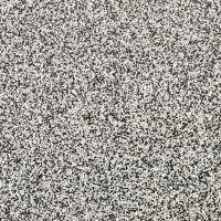 Černo-bílo-šedá gumová podlahová deska (puzzle - roh) FLOMA Sandwich EPDM - délka 100 cm, šířka 100 cm, výška 2 cm