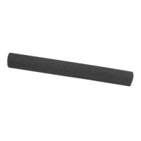 Černý gumový kryt obrubníku pro betonový obrubník šíře 6 cm - délka 100 cm, šířka 10 cm, výška 10 cm