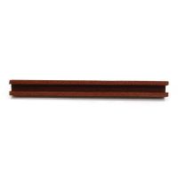 Červený gumový kryt obrubníku pro betonový obrubník šíře 6 cm - délka 100 cm, šířka 10 cm a výška 10 cm
