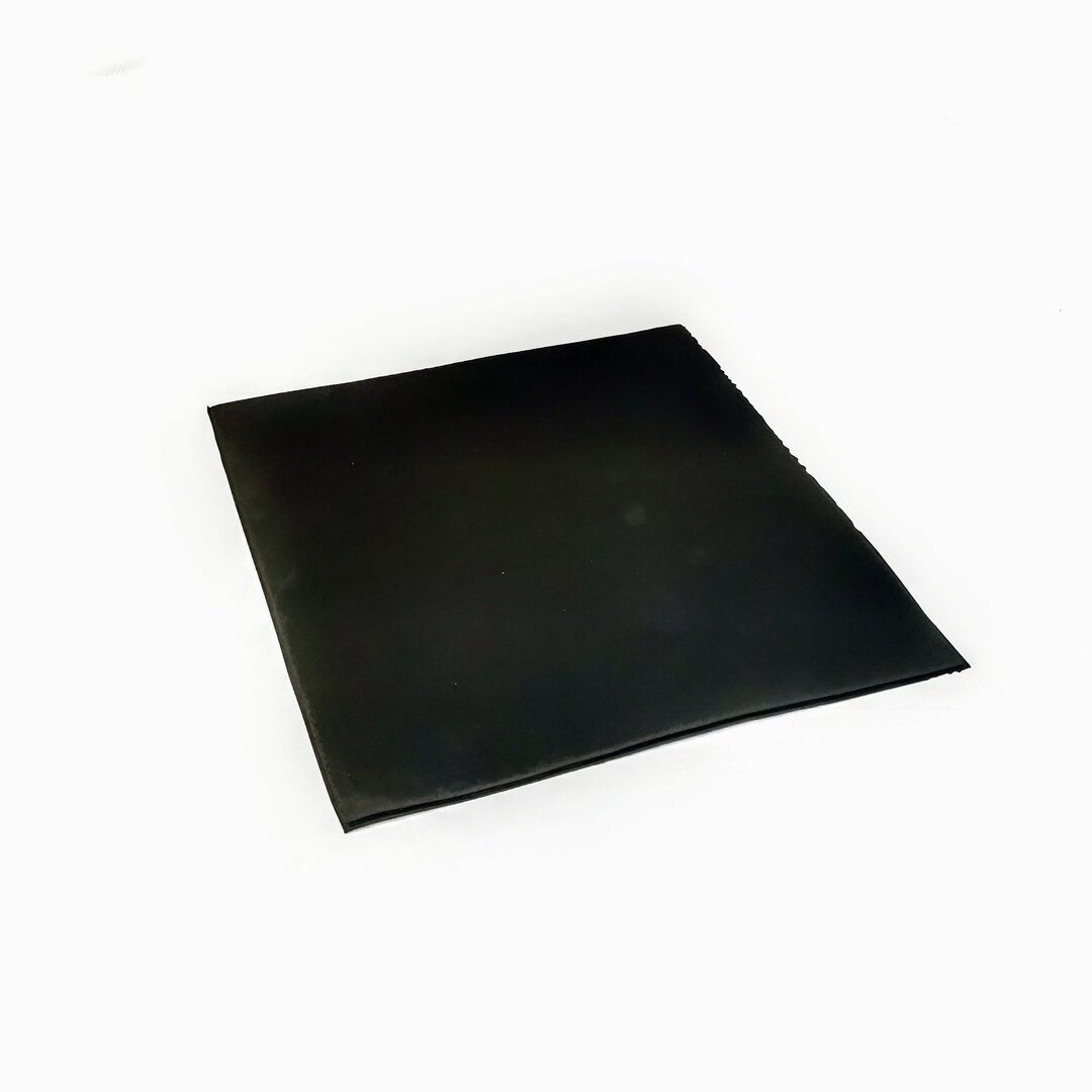 Gumová EPDM čtvercová podložka pod betonový podstavec, dlažbu - délka 25,5 cm, šířka 25,5 cm a výška 2 mm