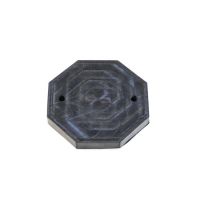Gumová podložka na ramena zvedáků FLOMA RP121 - šířka 12,6 cm, výška 1,5 cm