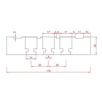 Gumová podložka zvedáku pro zvedáky PowerRvex FLOMA RP109 - průměr 12 cm, výška 2,6 cm