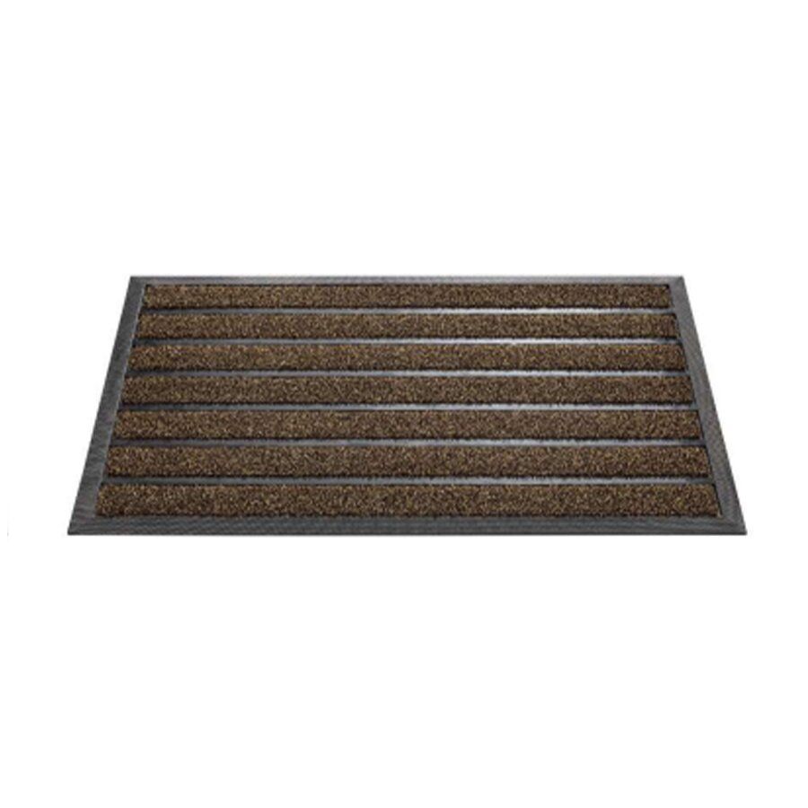 Hnědá čisticí venkovní vstupní rohož FLOMA Bellini - délka 45 cm, šířka 75 cm, výška 1 cm