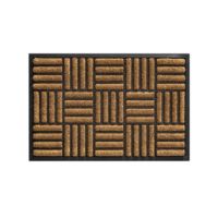 Kokosová čistící vnitřní vstupní rohož FLOMA Rubco Blocks - 40 x 60 x 1,5 cm