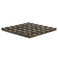 Tlumící akustická rohož (deska) s pěnou FLOMA V25/R15 - délka 50 cm, šířka 50 cm a výška 2,5 cm
