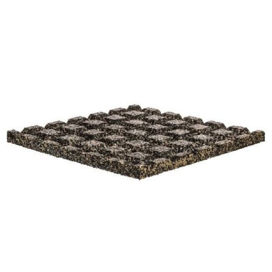 Tlumící akustická rohož (deska) s pěnou FLOMA V25/R15 - délka 50 cm, šířka 50 cm a výška 2,5 cm