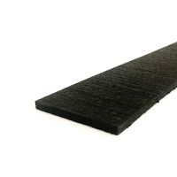 Černá gumová soklová podlahová lišta FLOMA SF1100 IceFlo - délka 200 cm, šířka 7 cm a tloušťka 0,8 cm