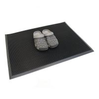 Gumová venkovní čistící vstupní rohož FLOMA - délka 60 cm, šířka 80 cm a výška 2,2 cm