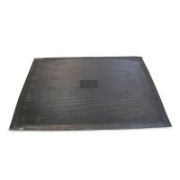 Gumová venkovní čistící vstupní rohož FLOMA - délka 60 cm, šířka 80 cm a výška 2,2 cm