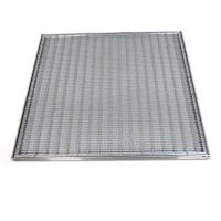 Kovová venkovní čistící vstupní rohož s rámem FLOMA SteelMat - délka 80 cm, šířka 80 cm, výška 2,5 cm