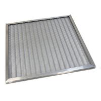 Kovová venkovní čisticí vstupní rohož s rámem FLOMA SteelMat - délka 80 cm, šířka 80 cm, výška 2,5 cm