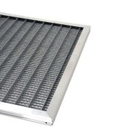 Kovová venkovní čistící vstupní rohož s rámem FLOMA SteelMat - délka 40 cm, šířka 60 cm, výška 2,2 cm