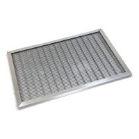 Kovová venkovní čisticí vstupní rohož s rámem FLOMA SteelMat - délka 50 cm, šířka 75 cm, výška 2,2 cm