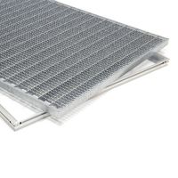 Kovová venkovní čisticí vstupní rohož s rámem FLOMA SteelMat - délka 80 cm, šířka 100 cm, výška 2,5 cm