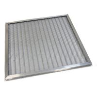 Kovová venkovní čisticí vstupní rohož s rámem FLOMA SteelMat - délka 80 cm, šířka 80 cm, výška 2,5 cm