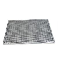 Kovová venkovní čistící vstupní rohož s rámem FLOMA SteelMat - délka 60 cm, šířka 90 cm, výška 2,5 cm