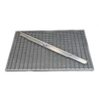 Kovová venkovní čistící vstupní rohož s rámem FLOMA SteelMat - délka 60 cm, šířka 90 cm, výška 2,5 cm