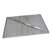 Kovová venkovní čisticí vstupní rohož s rámem FLOMA SteelMat - délka 80 cm, šířka 120 cm, výška 2,5 cm