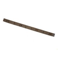Hnědý gumový zahradní obrubník FLOMA Stone - délka 120 cm, šířka 2 cm, výška 9 cm