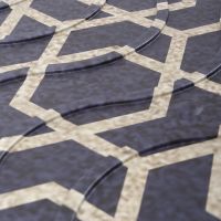Plastový odkapávač na boty FLOMA Geo Lattice - délka 38 cm, šířka 75 cm a výška 2,1 cm