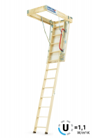 Půdní schody Keylite MINI EI30 Protipožární 96X70 H280
