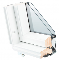 Střešní okno KEYLITE FUTURETHERM WCP T01C kyvné 55x118 cm dřevo bílá barva 2-sklo Thermal
