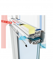 Střešní okno KEYLITE POLAR PCP T 3 kyvné 55x98 cm PVC bílé 2-sklo Thermal