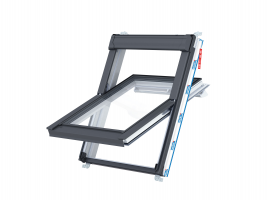 Střešní okno KEYLITE POLAR PCP T 3 kyvné 55x98 cm PVC bílé 2-sklo Thermal