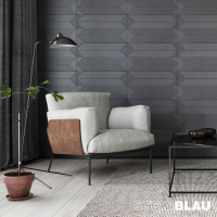 Moderní obkladový kámen Steinblau Sagitta Patet - tmavě šedá, balení 0,56m2