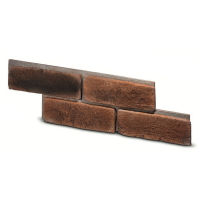 Vzorek - Cihlový obklad se spárou MAYO 1 červená 525/150/16mm beton (1 ks) Steinblau