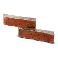 Vzorek - Cihlový obklad se spárou TONO 2 červená 370/140/20mm beton (1 ks) Steinblau