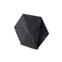 Vzorek - Steinblau Kamenný obklad PLAYA HEXAGON 3D černá 205/375/175/20mm beton (1 ks)