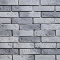 Vzorek - ROH Cihlový obklad se spárou MODENA šedá 244x104x75x30 mm Beton (1 ks) Steinblau