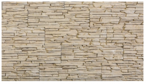 Vzorek - ROH Kamenný obklad CUBANA krémová 320x155x145x35 mm Beton (1 ks) Steinblau