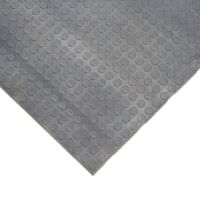 Gumová EPDM průmyslová protiskluzová modulová podlahová deska FLOMA Coins (penízky) - délka 110 cm, šířka 110 cm, výška 1,5 cm