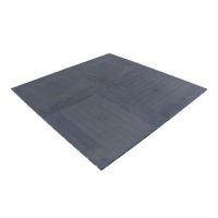 Gumová EPDM průmyslová protiskluzová modulová podlahová deska FLOMA Coins (penízky) - délka 110 cm, šířka 110 cm, výška 2 cm