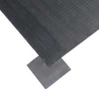 Gumová EPDM průmyslová protiskluzová modulová podlahová deska FLOMA Coins (penízky) - délka 110 cm, šířka 110 cm, výška 2 cm
