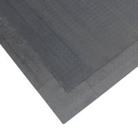 Gumová EPDM průmyslová protiskluzová modulová podlahová deska FLOMA Coins (penízky) - délka 110 cm, šířka 110 cm, výška 2 cm