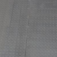Gumová EPDM průmyslová protiskluzová modulová podlahová deska FLOMA Coins (penízky) - délka 110 cm, šířka 110 cm, výška 2 cm
