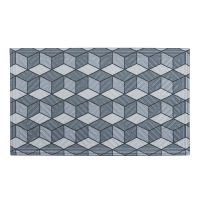 Textilní gumová čistící vnitřní vstupní rohož FLOMA 3D Cube - 45 x 75 x 1,1 cm