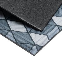 Textilní gumová vstupní rohož FLOMA 3D Cube - délka 45 cm, šířka 75 cm, výška 1,1 cm