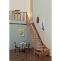 Bukové schodiště Home pravé 300 cm Minka