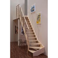 Smrkové schodiště CLASSIC pravé 300 cm Minka